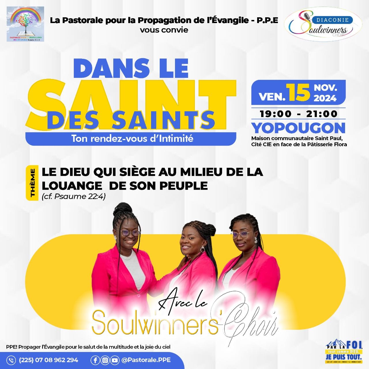 DANS LE SAINT DES SAINTS